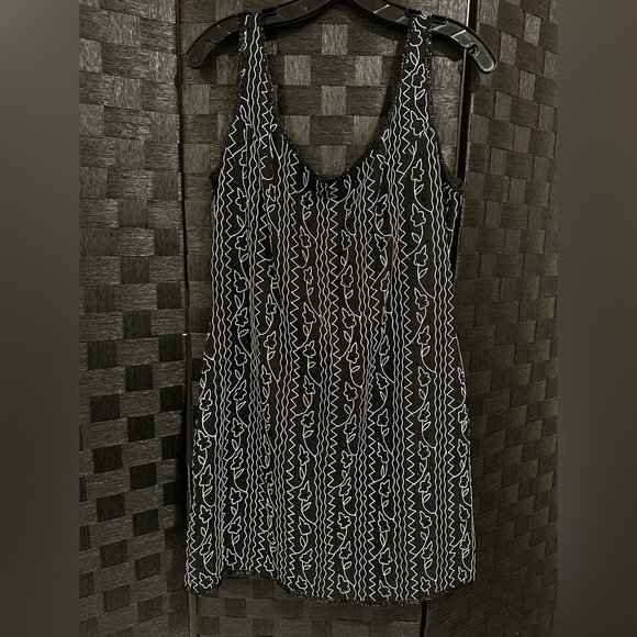 Beaded Black and White Dress - Picture 2 of 4